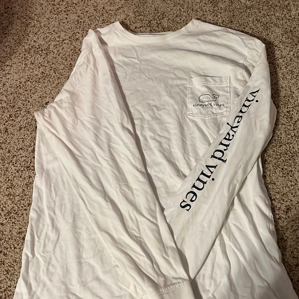 Vineyard Vines Longsleeve White T shirt
